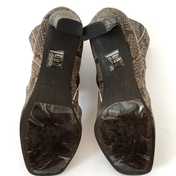 Free People Cybill Heel Brown Leather Ankle Boot - Picture 8 of 15